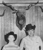 Mounted skull of Miss John Wayne